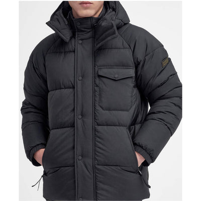 Barbour International Haze Puffer Jacket Black