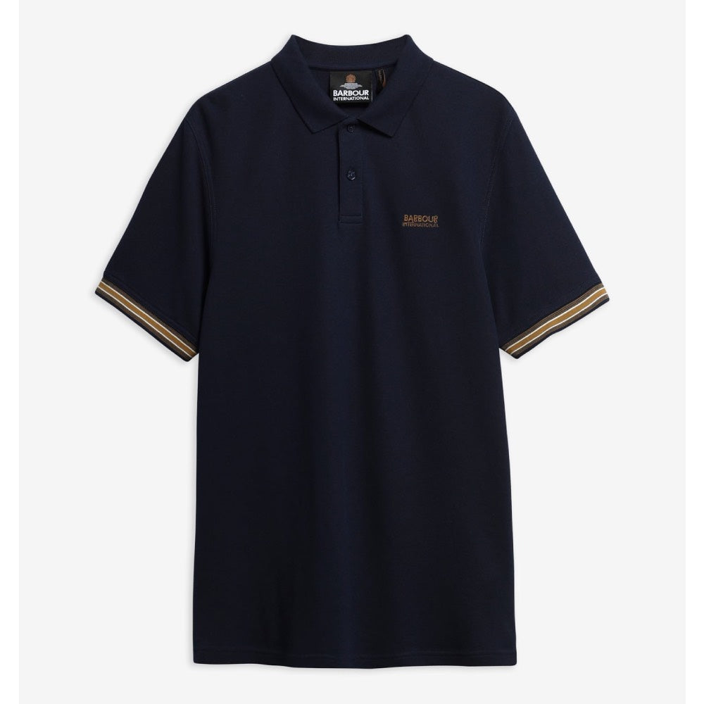 Barbour International Horseferry Polo Shirt Navy Blazer