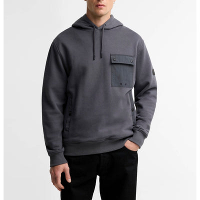 Barbour International Inline Hoodie Asphalt
