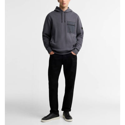 Barbour International Inline Hoodie Asphalt