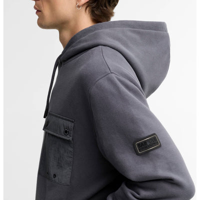 Barbour International Inline Hoodie Asphalt