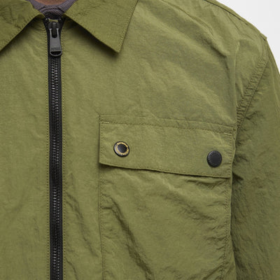 Barbour International Inline Overshirt Cable Olive