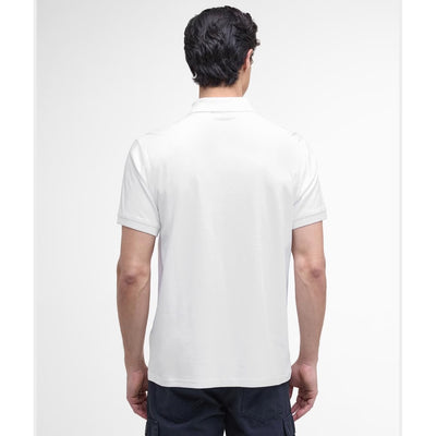 Barbour International Innes Interlock Polo Shirt White