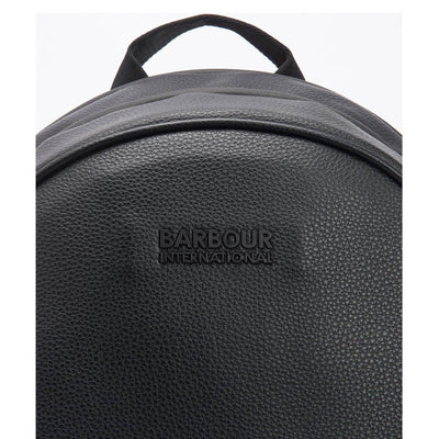 barbour leather backpack Barbour International Kilburn Backpack Black