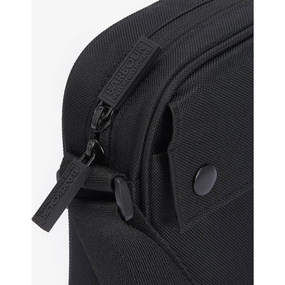 Barbour International Knockhill Essential Crossbody Bag Black