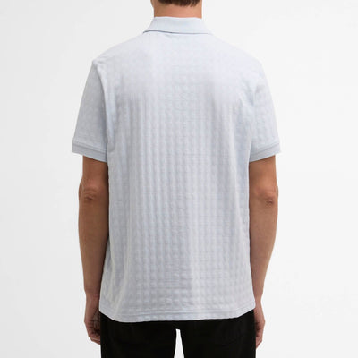 Barbour International Langston Jaquard Polo Shirt Skywriting