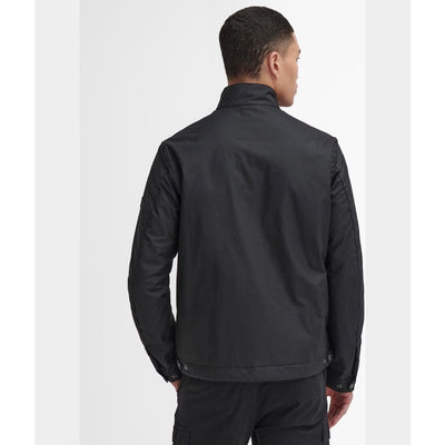 Barbour International Lutlaw Harrington Wax Jacket Black