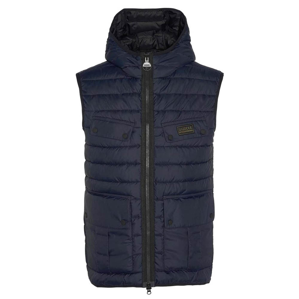 Barbour International Molden Puffa Gilet Dark Navy