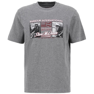 Barbour International Multon T-Shirt Anthracite Marl