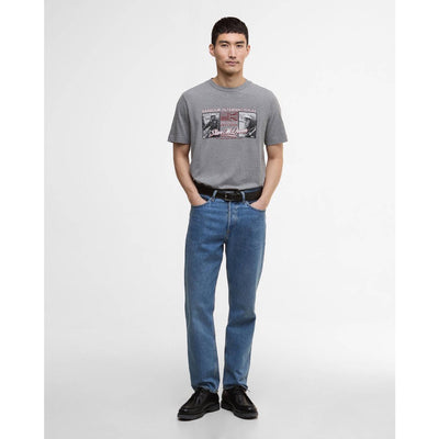 Barbour International Multon T-Shirt Anthracite Marl