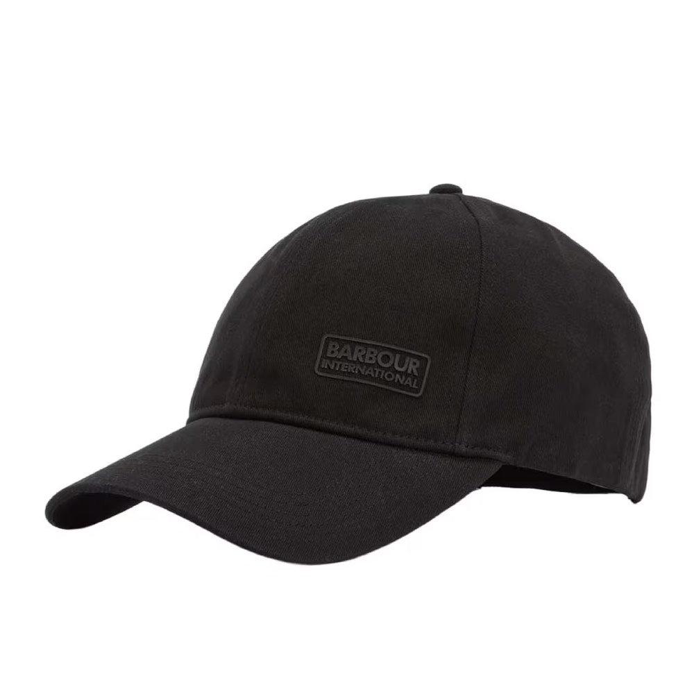 Barbour International Norton Drill Baseball Cap Black / Shadow