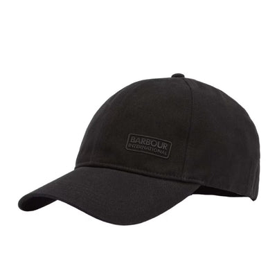 Barbour International Norton Drill Baseball Cap Black / Shadow