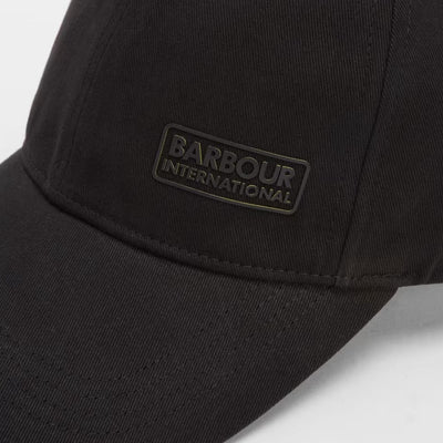 Barbour International Norton Drill Baseball Cap Black / Shadow