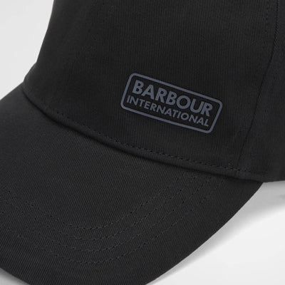 Barbour International Norton Drill Baseball Cap Black
