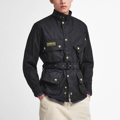 Barbour International Original Wax Jacket Black