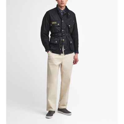 Barbour International Original Wax Jacket Black