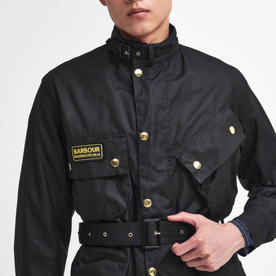 Barbour International Original Wax Jacket Black