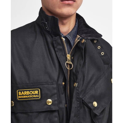 Barbour International Original Wax Jacket Black