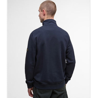 Barbour International Outline Half Zip Sweater Navy