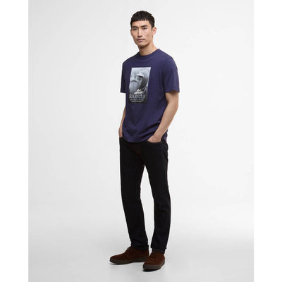 Barbour International Port T-Shirt Royal Blue