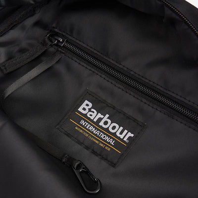 Barbour International Racer Travel Backpack Bag Black