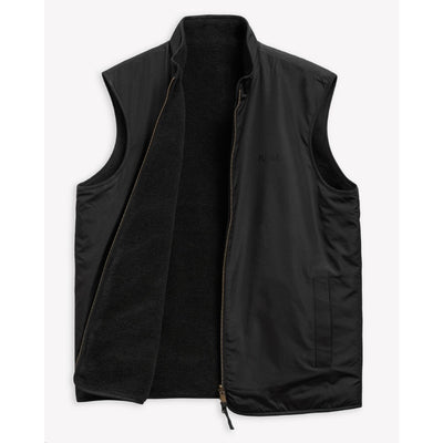 Barbour International Reversible Fleece Gilet Black