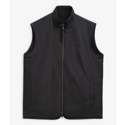 Barbour International Reversible Fleece Gilet Black