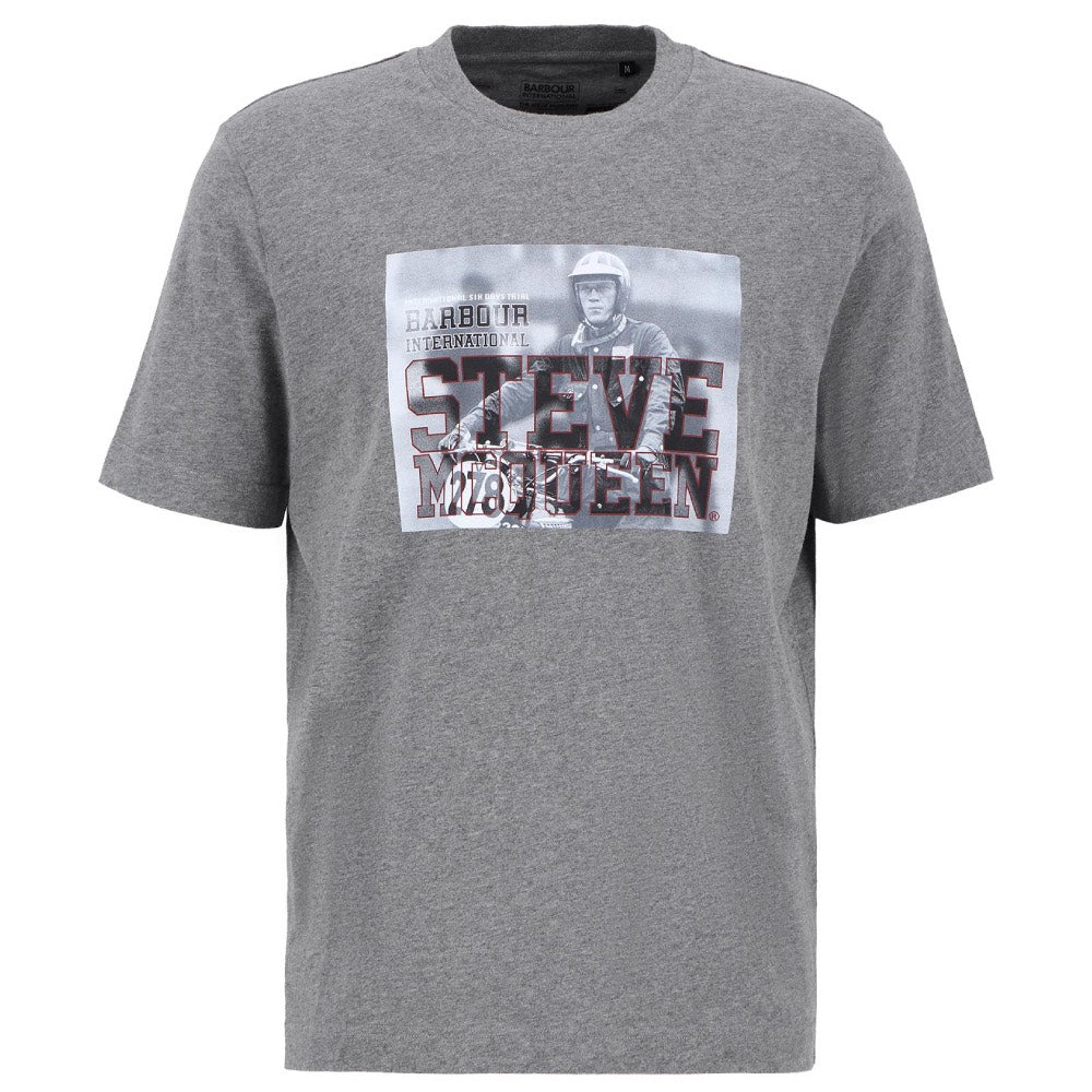 Barbour International Scape T-Shirt Anthracite Marl