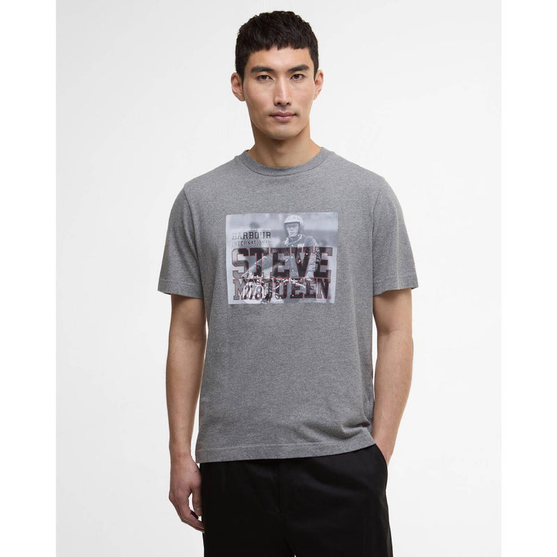 Barbour International Scape T-Shirt Anthracite Marl