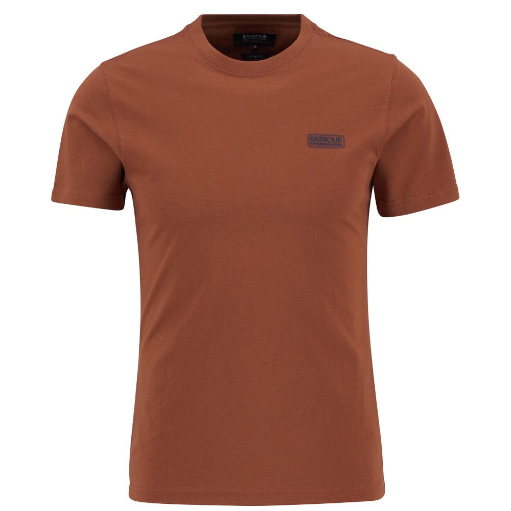 Barbour International Small Logo T-Shirt Dark Ginger