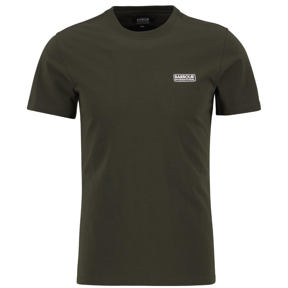 Barbour International Small Logo T-Shirt Sage and White