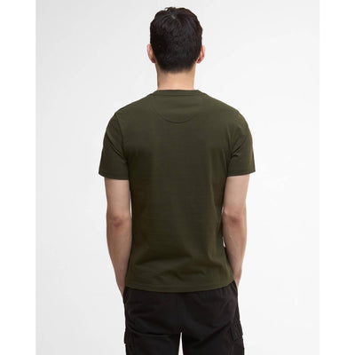 Barbour International Small Logo T-Shirt Sage and White