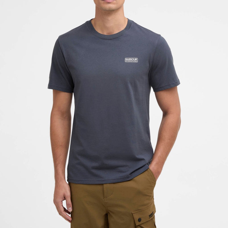 Barbour International Small Logo T-Shirt Storm Grey