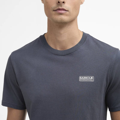 Barbour International Small Logo T-Shirt Storm Grey
