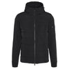 Barbour International Stanley Hooded Quilted Sweatshirt Black