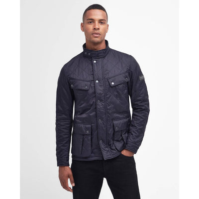 Barbour International Tourer Ariel Quilted Jacket Navy