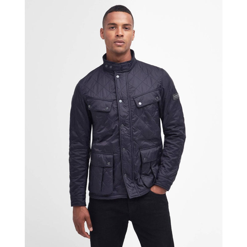 Barbour International Tourer Ariel Quilted Jacket Navy