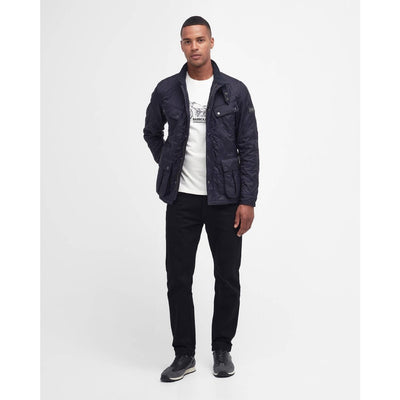 Barbour International Tourer Ariel Quilted Jacket Navy