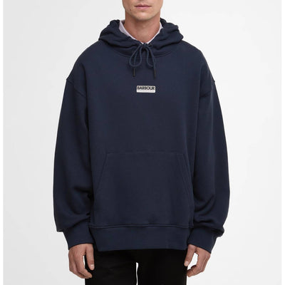 Barbour International Oversized Wendell Hoodie Navy