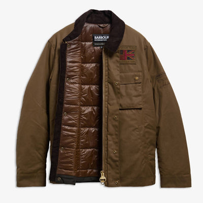 Barbour International Steve McQeen Workers Wax Jacket Sand