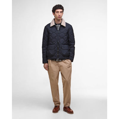 Barbour Jig Quilted Jacket Navy