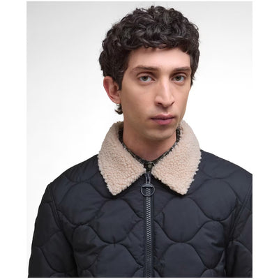 Barbour Jig Quilted Jacket Navy