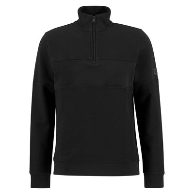 Barbour International Kaspian Quarter-Zip Sweatshirt Black