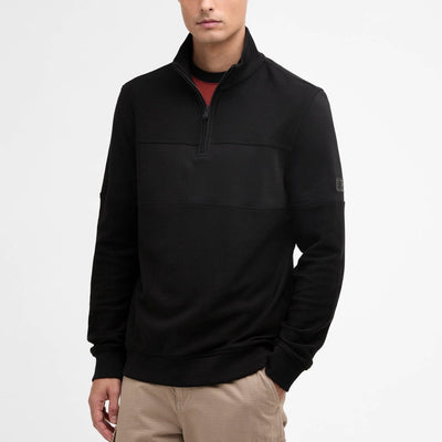 Barbour International Kaspian Quarter-Zip Sweatshirt Black