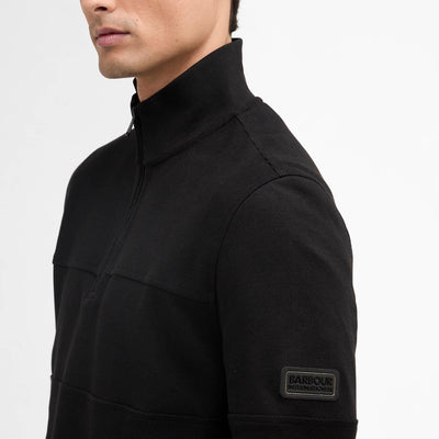 Barbour International Kaspian Quarter-Zip Sweatshirt Black