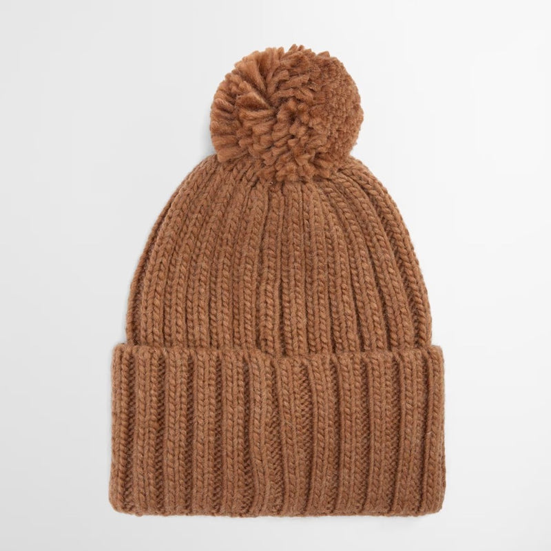 Barbour Kelson Pom Beanie Sandstone