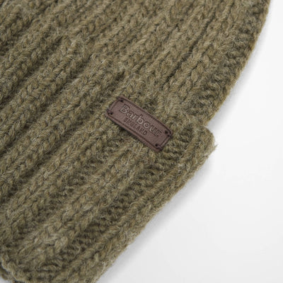 Barbour Kelson Pom Beanie Olive