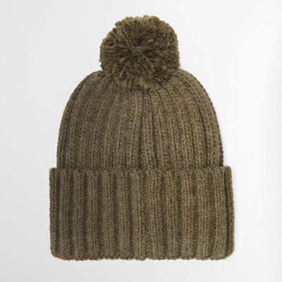 Barbour Kelson Pom Beanie Olive