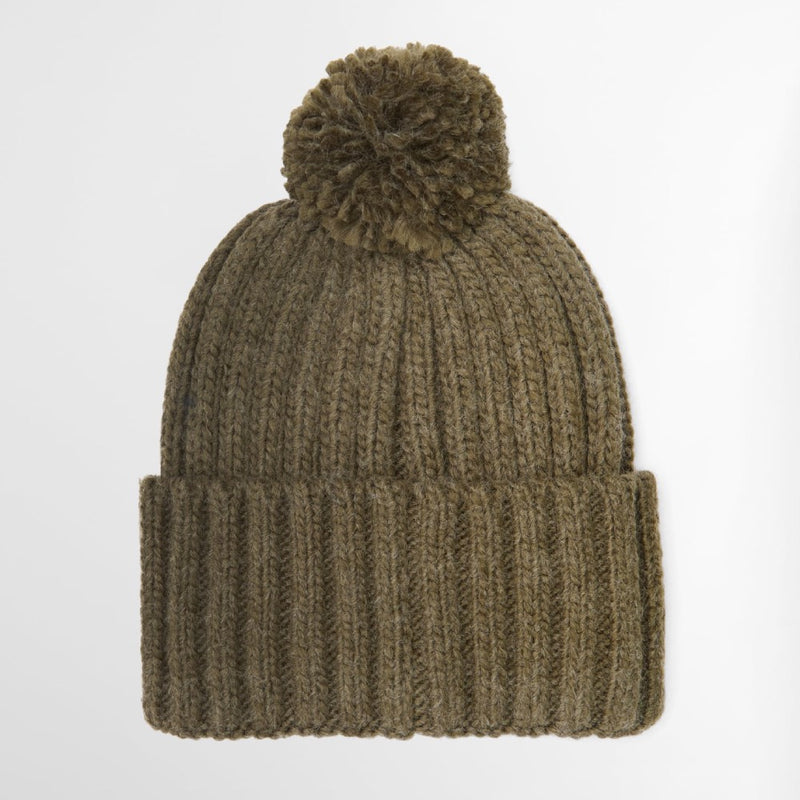 Barbour Kelson Pom Beanie Olive