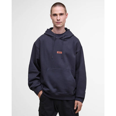 Barbour International Lever Graphic Hoodie Dark Navy